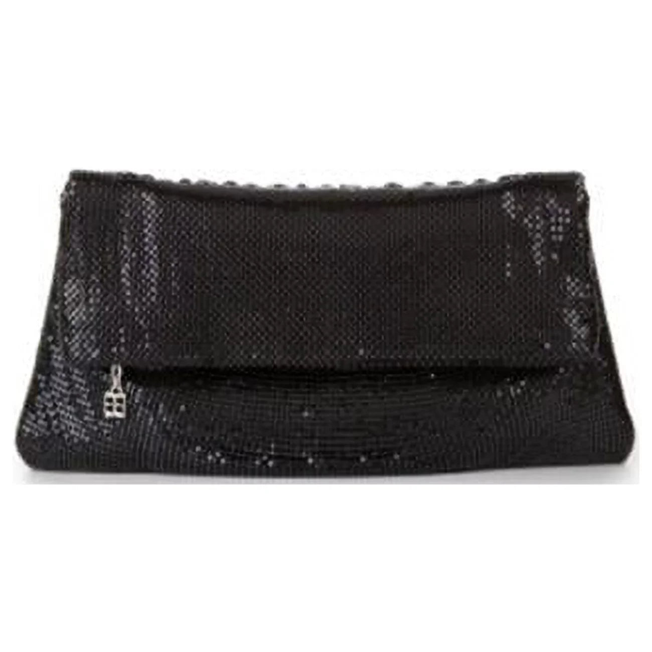 Fold-Over Metal Mesh Clutch