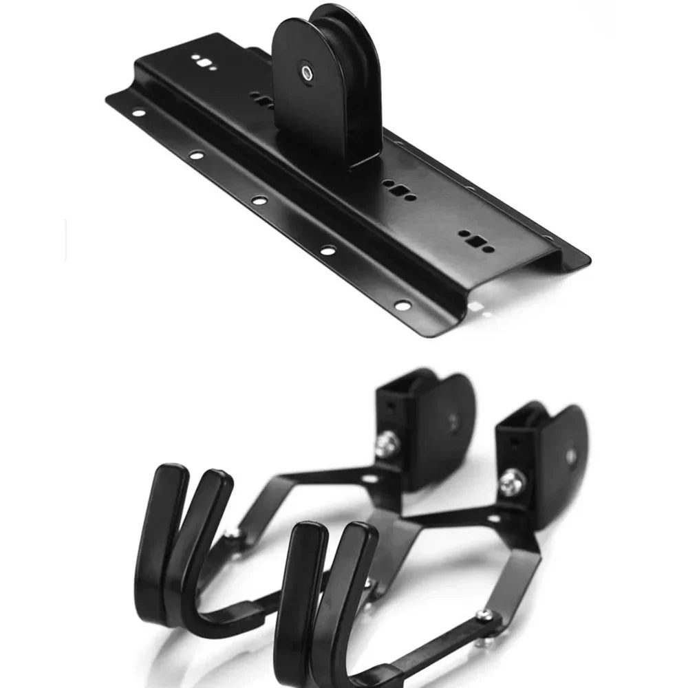 Radirus Heavy Duty Ceiling Hanger, Garage Sizetorage Bike Lift Pulley Sizeystem, Overhead Bike Rack