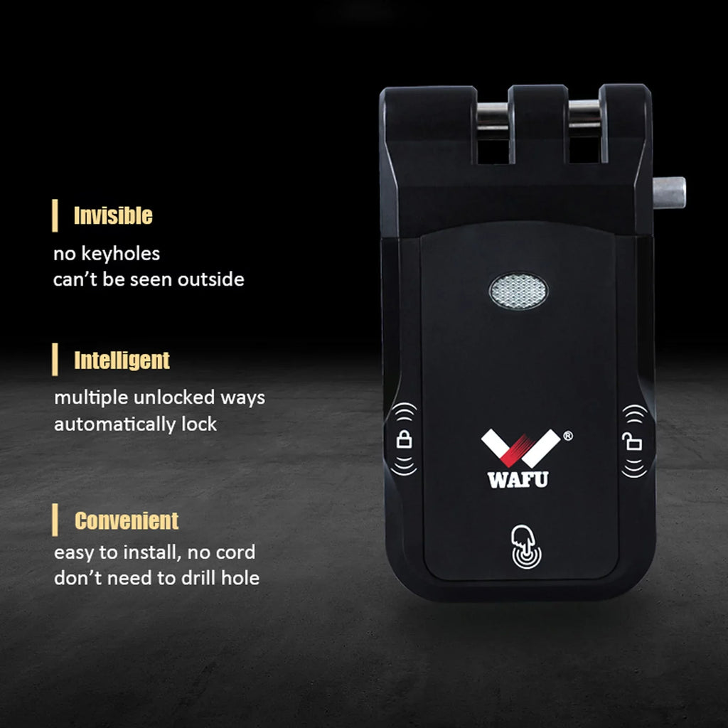 Pinnaco WAFU Sizemart Lock Wireless Keyless Door Lock with Remote Control