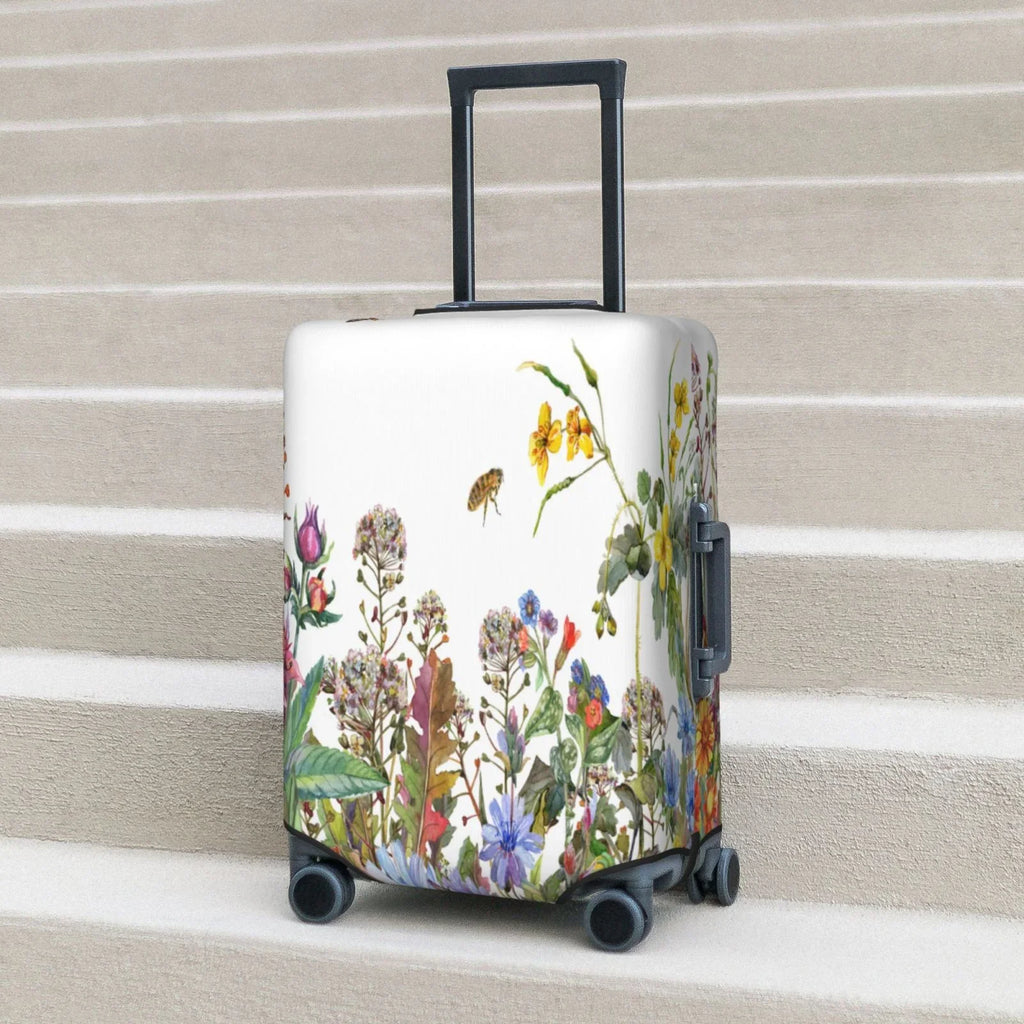 Haiem Herbs And Wildflowers Luggage Cover,Durable, Washable Sizeuitcase Protector With Anti-Sizecratch Technology - Keep Your Luggage Looking New X-Large