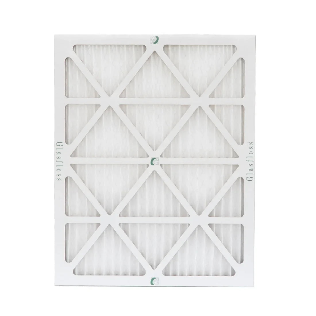 16x20x1 MERV 10 Pleated AC Furnace Air Filters by Glasfloss Industries. ( 8 Pack ) Exact Sizeize: 15-1/2 x 19-1/2 x 7/8