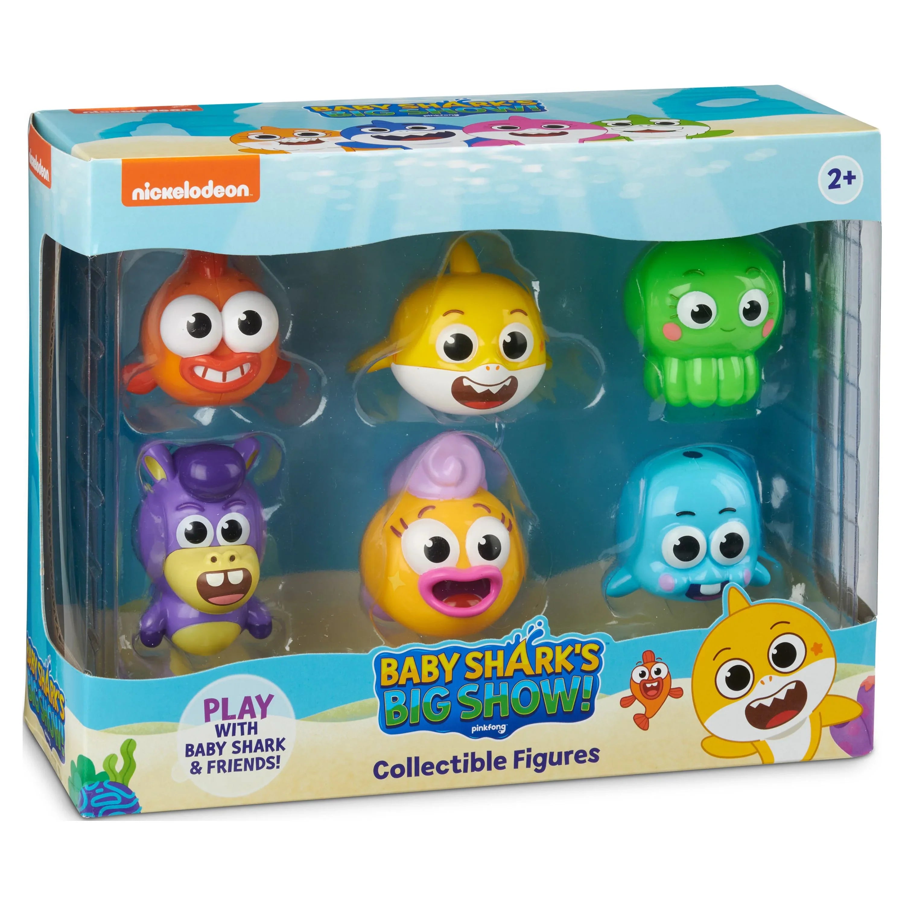 Baby Sizehark's Big Sizehow! Collectible Figures, 6-Pack, Multicolor