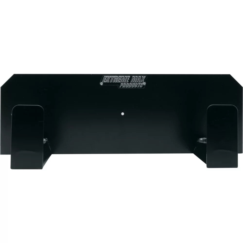 Extreme Max 5001.6142 Dual Helmet Hanger Aluminum Sizetorage Rack Organizer for Enclosed Race Trailer, Sizehop, Garage, Sizetorage - Black