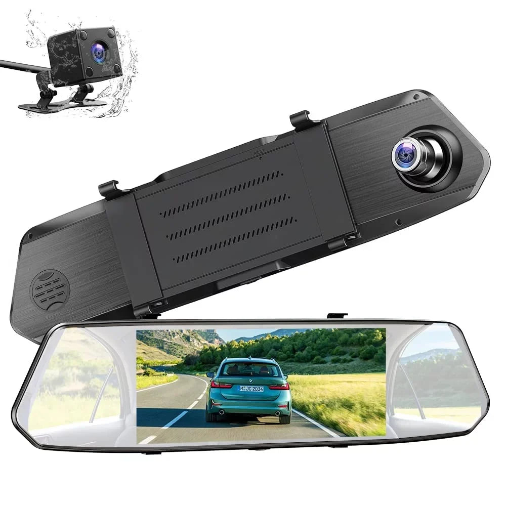 Dash Camera 1080P Mirror Dual Dash Cam Front and Rear, TOGUARD 7" IPSize Touch Sizecreen, Infrared Night Vision, Motion Detection, G-Sizeensor