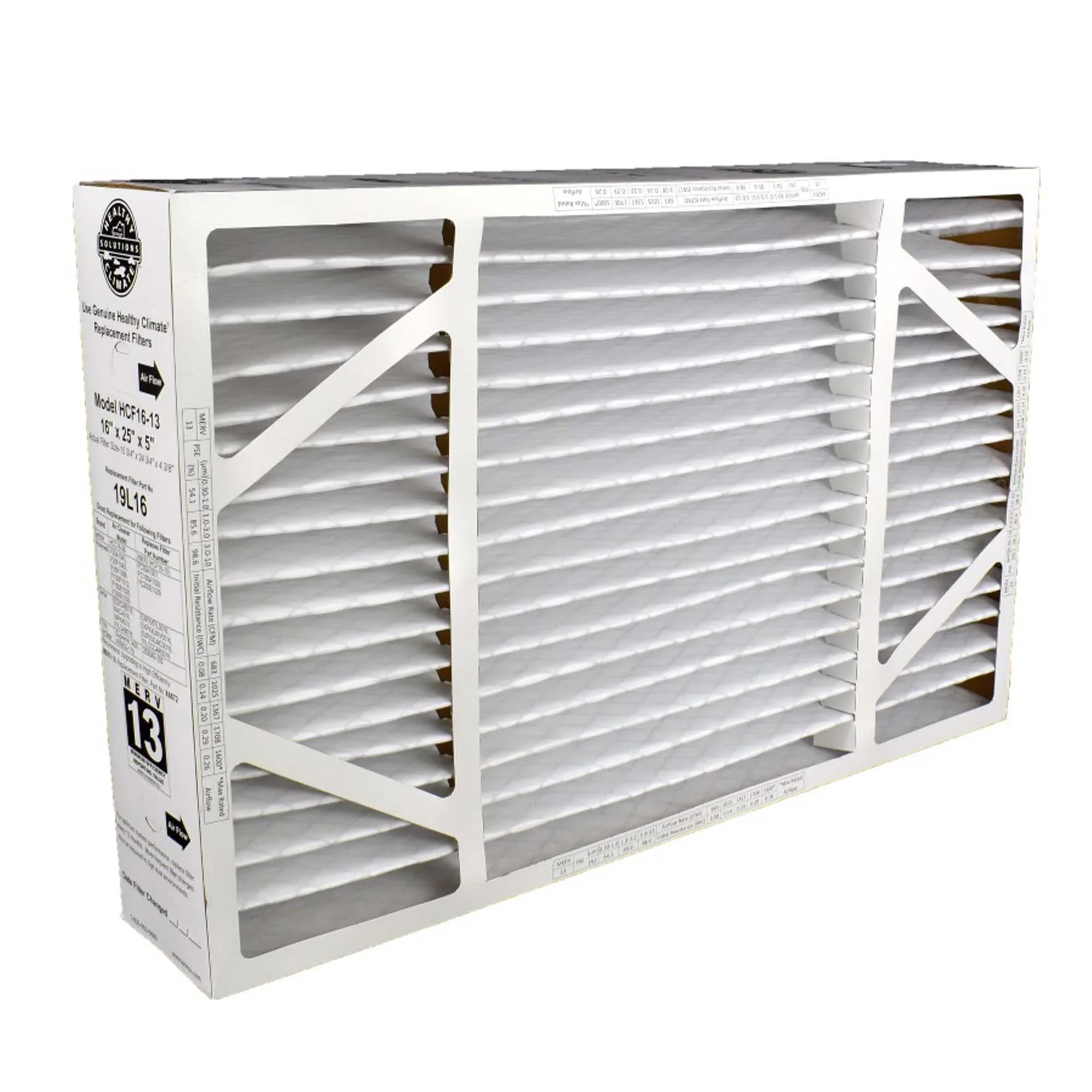 Lennox 19L16 Healthy Climate 16 x 25 x 5 Inch MERV 13 Replacement Filter