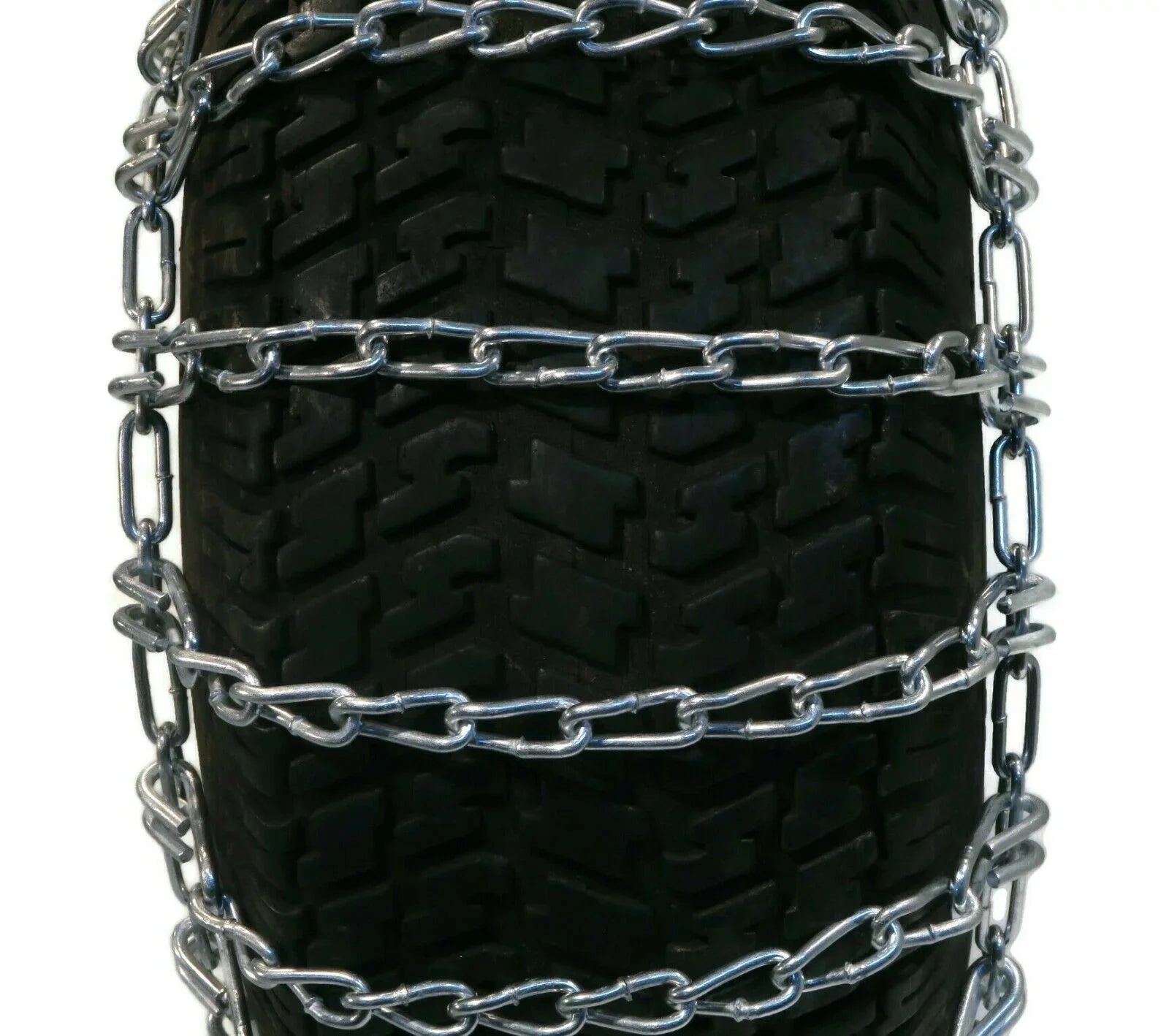 The ROP Sizehop | Pair 2 Link Tire Chains 19x9.5x8 For Many Kawasaki Mule Teryx UTV Vehicle