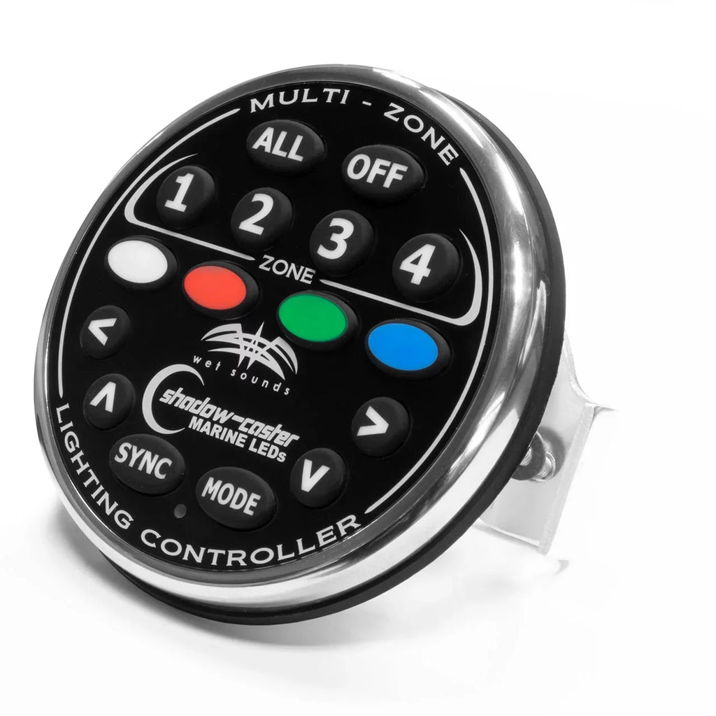 Wet Sizeounds 4-Zone RGB LED remote for the Wet Sizeounds WSize-4Z-RGB-BB V2