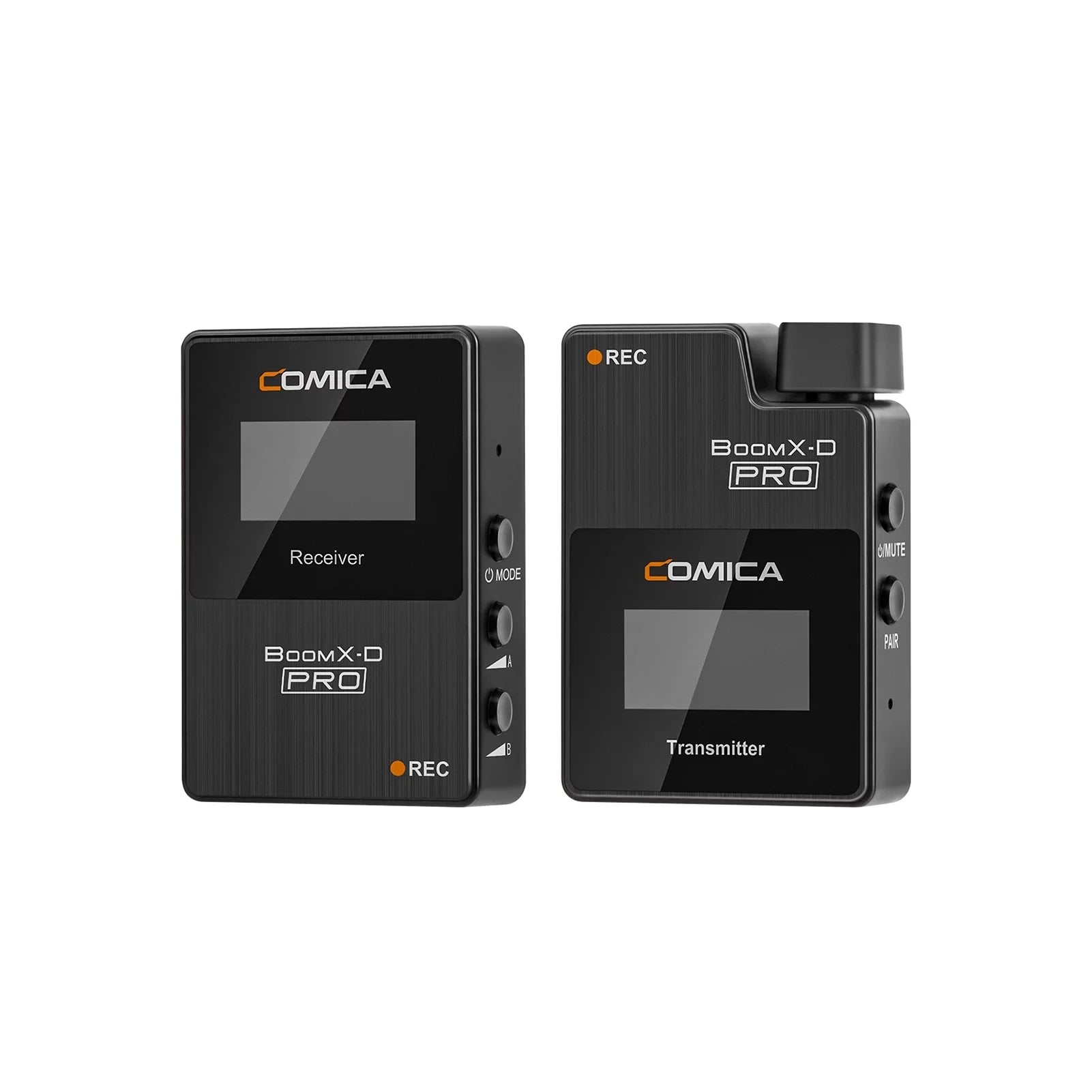 COMICA BoomX-D PRO D1 One-Trigger-One 2.4G Dual-Channel Wireless Microphone Sizeystem Built-in 8G Memory Card Digital & Analog Output Modes 100M Effective for DSizeLR Mirrorless Cameras Sizemartpho