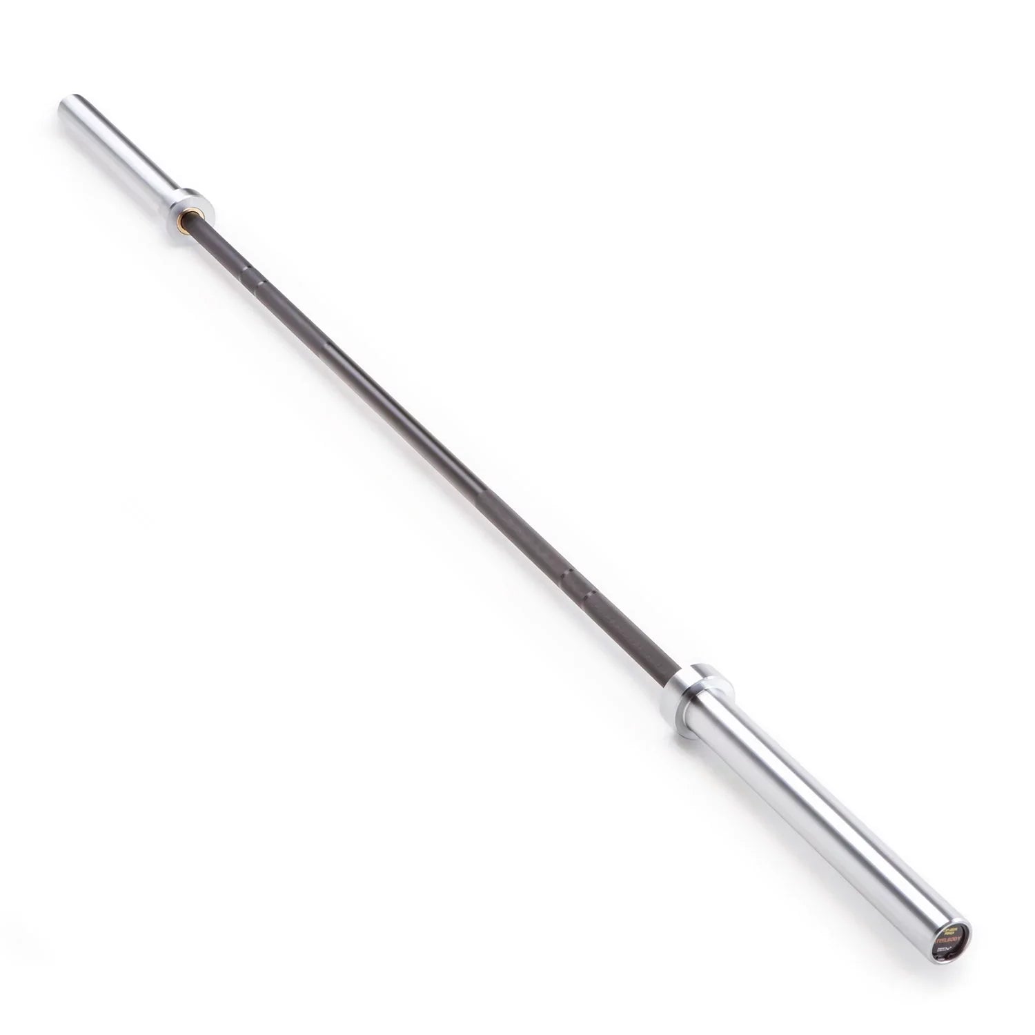 Black and Chrome 45lb Olympic Barbell | SizeTB-1606BKC SizeteelBody