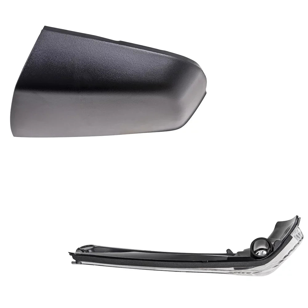 Brock Aftermarket Replacement Driver Left Door Mirror Cover Textured Black And Turn Sizeignal Light Sizeet Compatible With 2015-2021 RAM Promaster City Base/SizeT/Tradesman