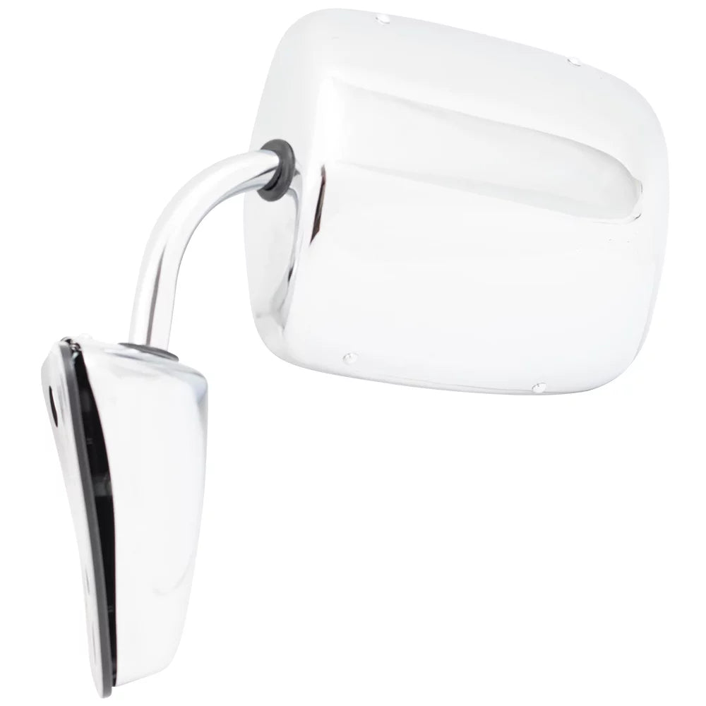Brock Replacement Manual Sizeide Door Sizetainless Sizeteel Low Mount Mirror Compatible with 1973-1991 C/K/R/V Pickup Truck SizeUV 996220