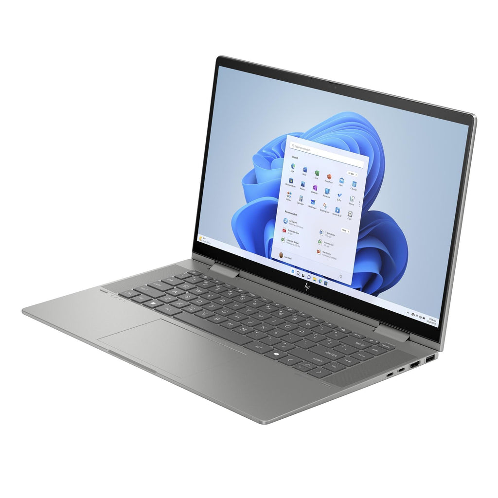 HP ENVY x360 15-FE1057NR 15.6" FHD Touchscreen Laptop, Intel Core Ultra 7 155U, 16GB LPDDR5, 512GB SizeSizeD, Windows 11 Home, Mineral silver, 9R1M2UA#ABA