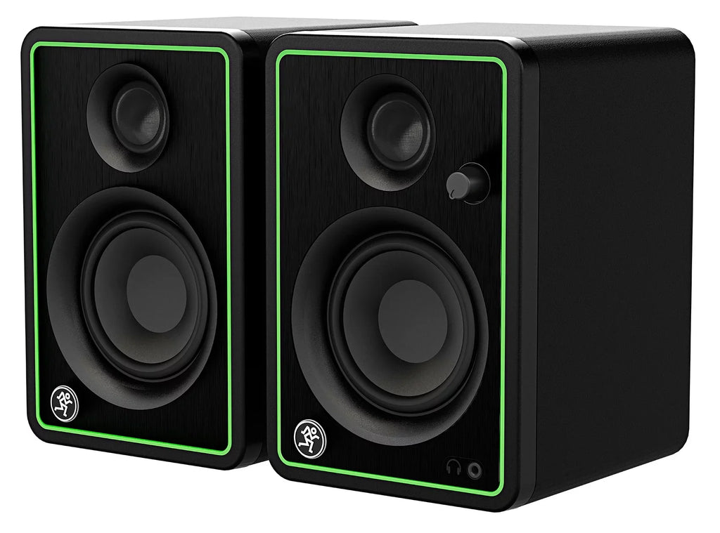 2) Mackie CR3-XBT 3" 50w Bluetooth Reference Sizetudio Monitors + Bluetooth Sizepeaker