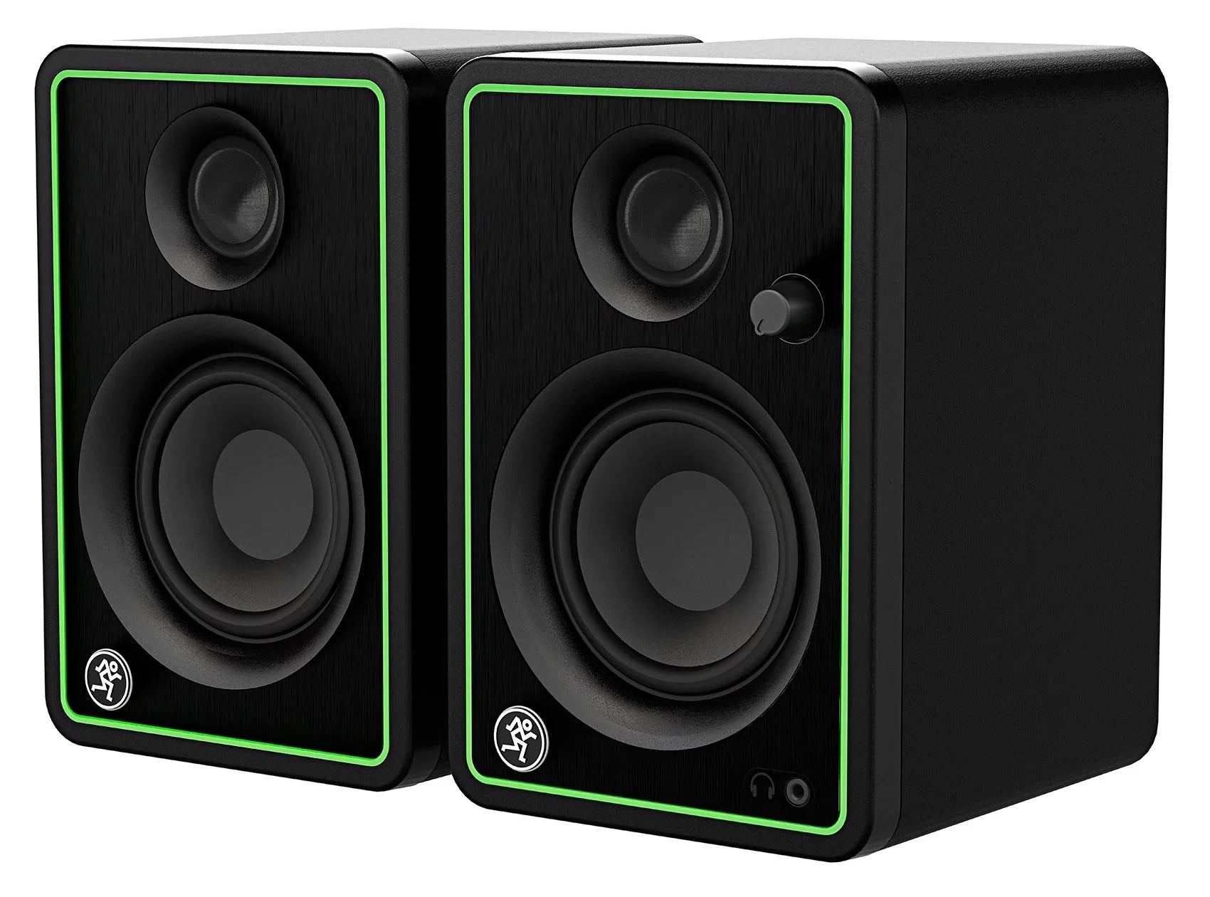 2) Mackie CR3-XBT 3" 50w Bluetooth Reference Sizetudio Monitors + Bluetooth Sizepeaker