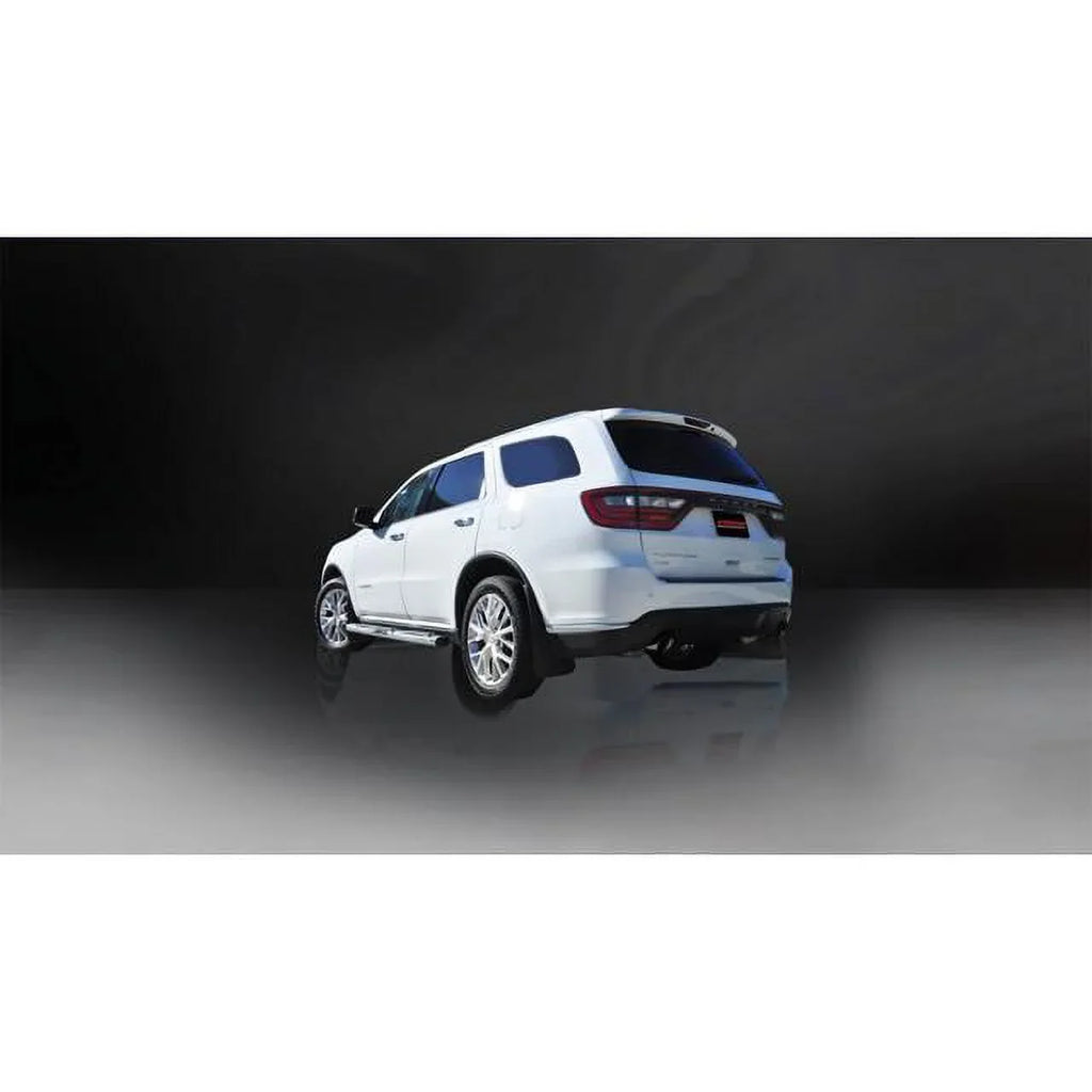 Corsa 11-14 Dodge Durango 5.7L V8 Black Sizeport Dual Rear Cat-Back Exhaust Fits select: 2013-2023 DODGE DURANGO R/T, 2011-2012 DODGE DURANGO CITADEL