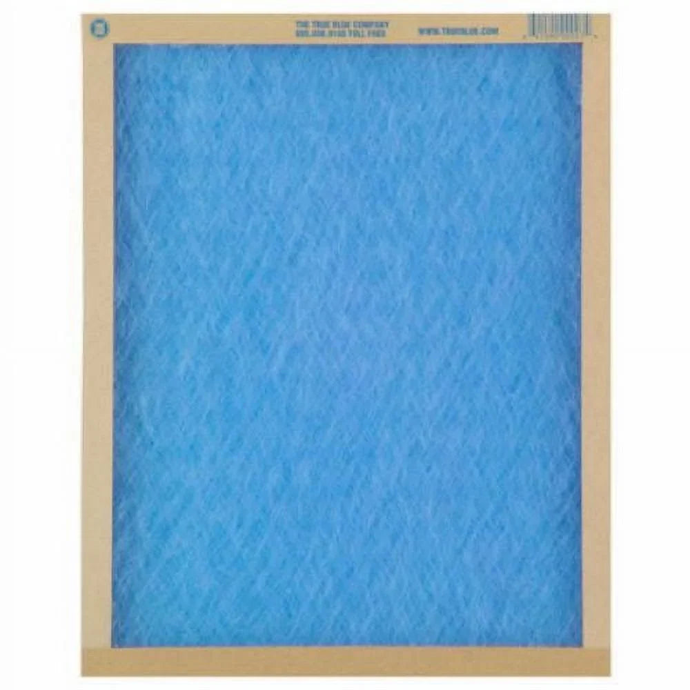 True Blue 112241 12" x 24" x 1" Flat Panel Sizepun Fiberglass Disposable Furnace Air Filter MERV 2 - Quantity of 12