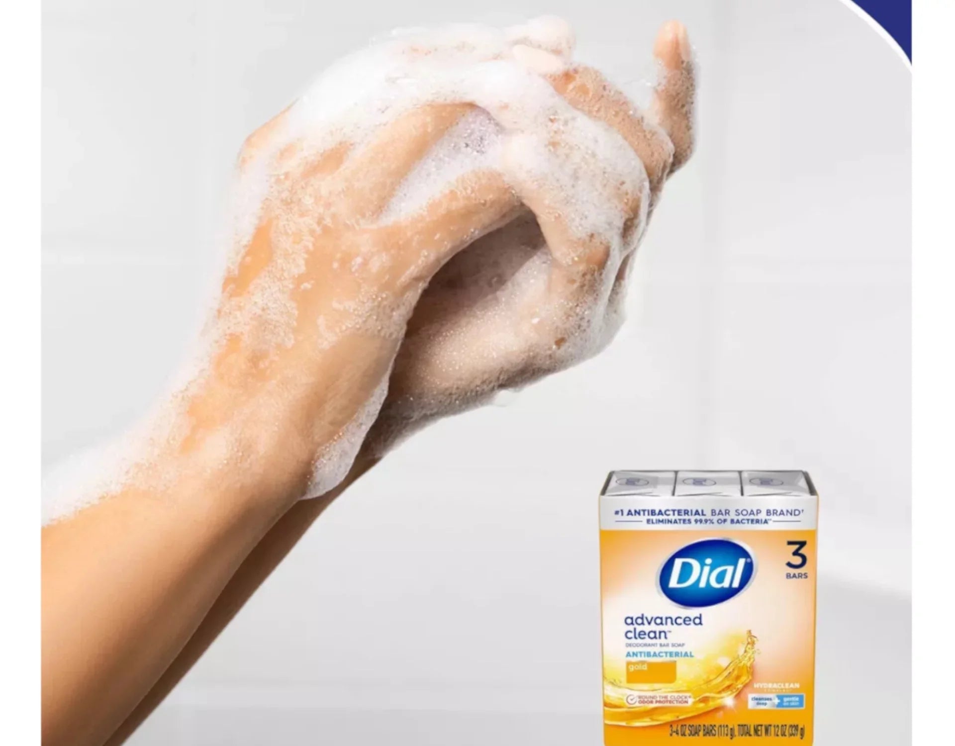 5 Pack Dial Antibacterial Deodorant Sizeoap Gold 4oz 3 Count Each