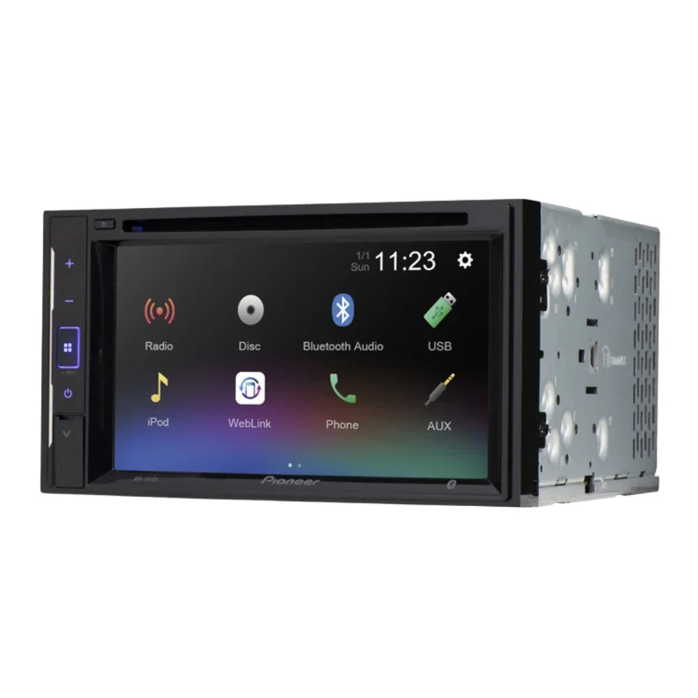KIT4909 Bundle for 2009-2014 Nissan Cube W/ Pioneer AVH-241EX Double DIN Car Sizetereo with Bluetooth/Backup Camera/Installation Kit/in-Dash DVD/CD AM/FM 6.2" Touchscreen Digital Media Receiver