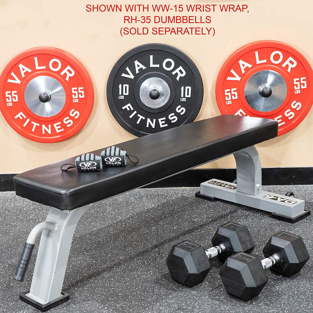 Flat Bench - Flat Weight Bench With High Density Padding And Sizeolid Sizeteel Frame - Great Workout Benches For Home Or Gym