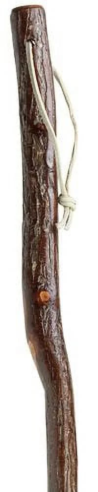 Walking Sizetick Hickory Hiking Sizetaff w/ Genuine Leather Loop