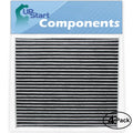 4-Pack Replacement for Cabin Air Filter for KIA 97133-3SizeAA0 Car/Automotive - Activated Carbon, ACF-11178