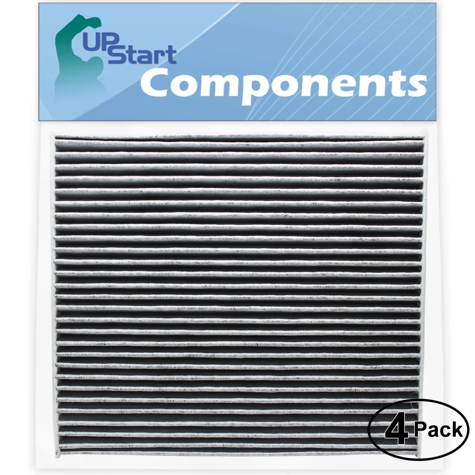 4-Pack Replacement for Cabin Air Filter for KIA 97133-3SizeAA0 Car/Automotive - Activated Carbon, ACF-11178