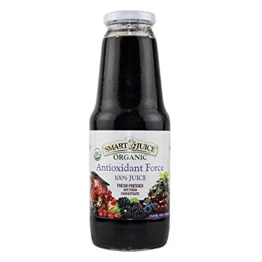 SizeMART JUICE: Organic Antioxidant Force 100% Juice, 33.8 oz | Pack of 6