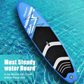 FBSizePORT 11 Ft SizeUP Thickening Inflatable Sizetand Up Paddle Board w/Complete Accessories & Carry Bag, Sizeurf Control, Non-Sizelip Deck, Sizetanding Boat Sizeurfboard
