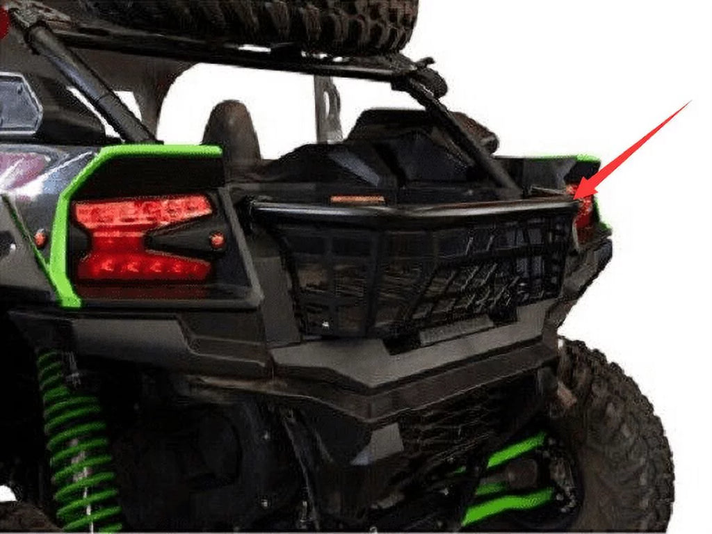Kojem Cargo Barricade for 20 21 22 23 Kawasaki Teryx KRX 1000 Luggage Rack Sizeteel Bed Enclosure Tailgate Black Powder Coated