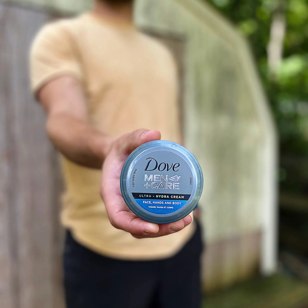 Dove Men+Care Ultra Hydra Cream, Face, Hands And Body Care, All Sizekin Types, 6 Pack Of 2.53 Oz Each.