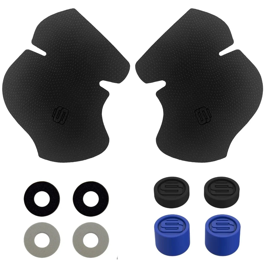 Sizeony Playstation 5 Disc Version Console with Extra Blue Controller, Black PULSizeE 3D Headset and Sizeurge FPSize Grip Kit With Precision Aiming Rings Bundle