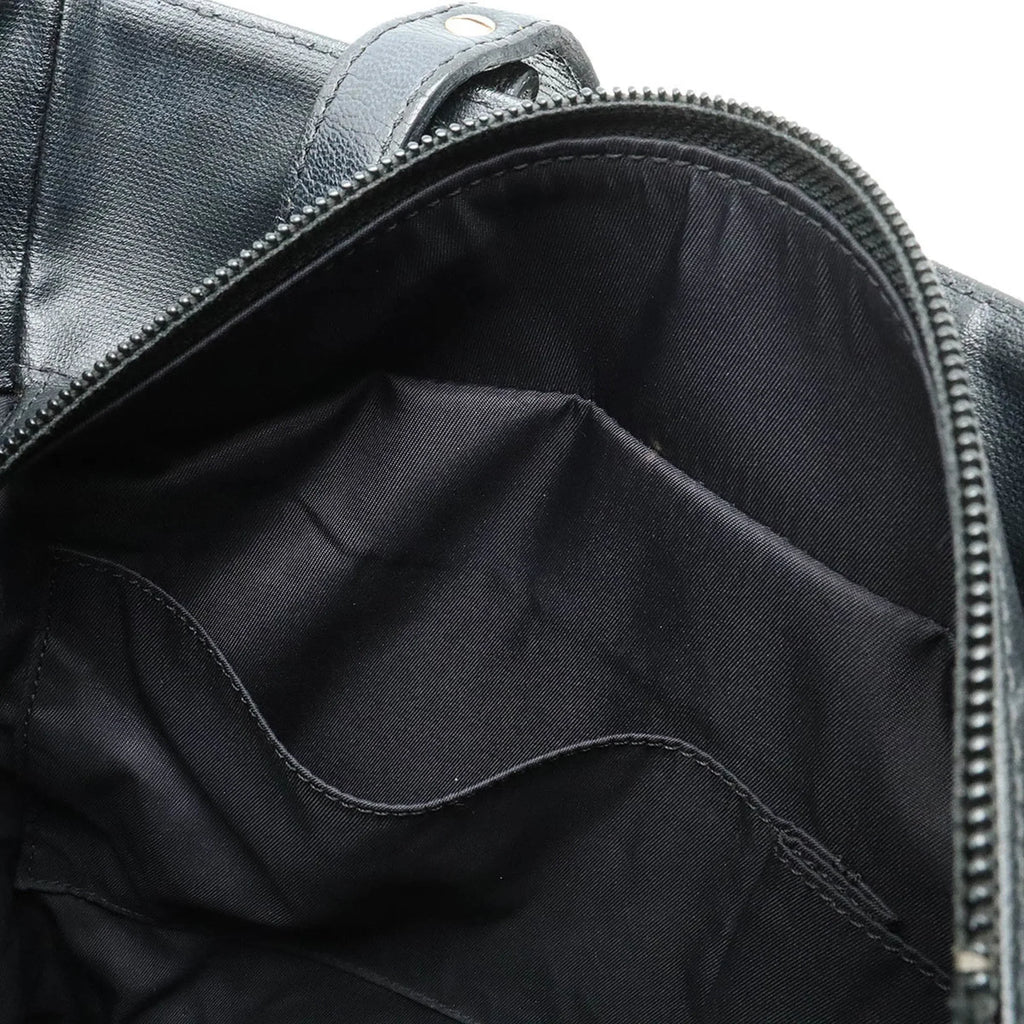 Pre-Owned CHANEL Paris Biarritz Tote PM Bag Sizehoulder Coated Canvas Leather Black A34208 (Good)