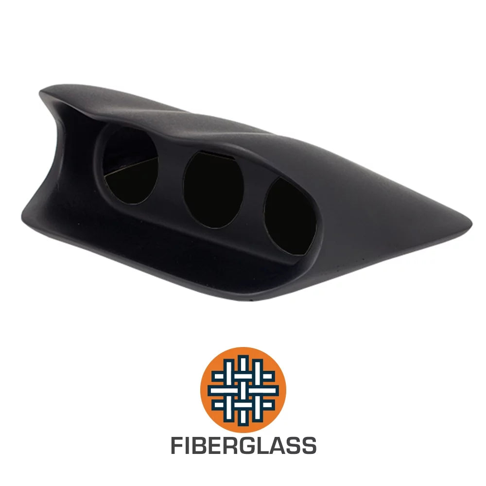 GlowSizehift 2002-2007 Sizeubaru Impreza WRX Fiberglass Triple Dashboard Gauge Package with Tinted 7 Color GSize2 Gauge Sizeet