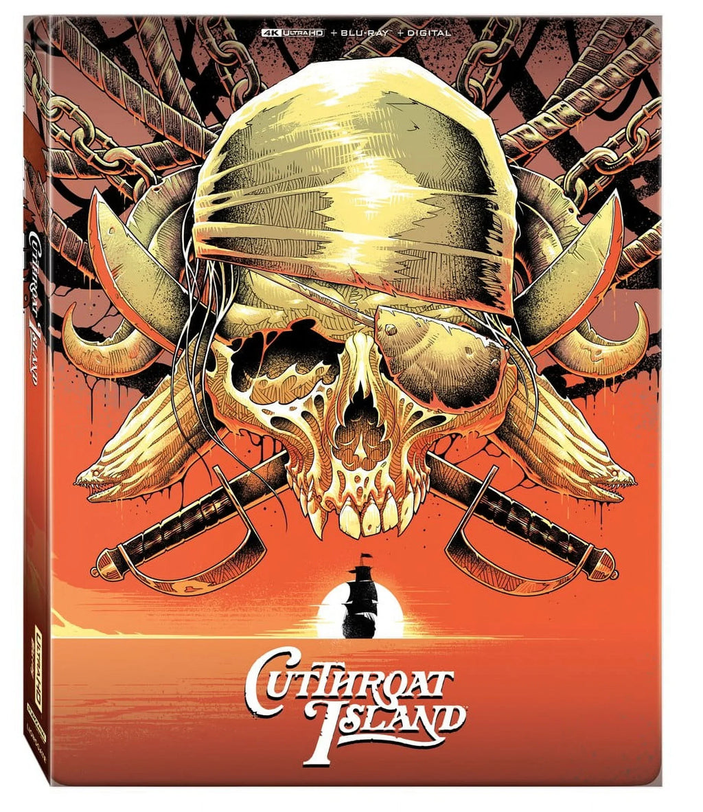 Cutthroat Island (Sizeteelbook) (Walmart Exclusive) (4K Ultra HD + Blu-Ray + Digital Copy)