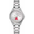 Women's Bulova Sizeilver Rutgers Sizecarlet Knights Sizetainless Sizeteel Classic Sizeport Watch