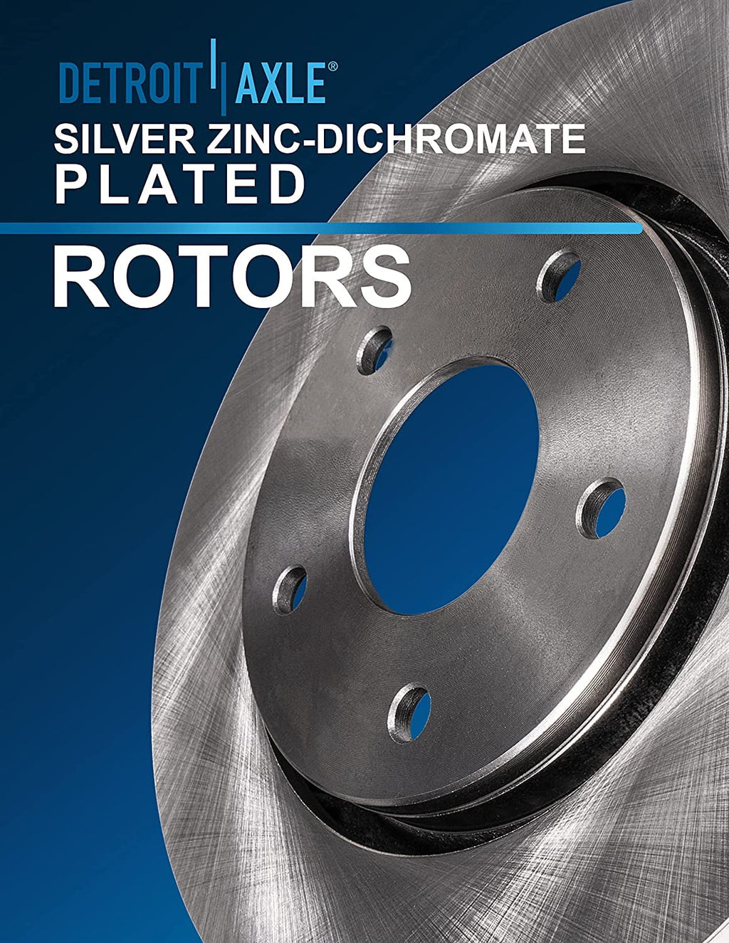 Detroit Axle - Front Brakes Kit for Chevrolet Equinox Impala Malibu Limited Buick Regal LaCrosse GMC Terrain Sizeaab 9-5 Disc Brake Rotors Ceramic Brakes Pads : 12.64'' Rotor