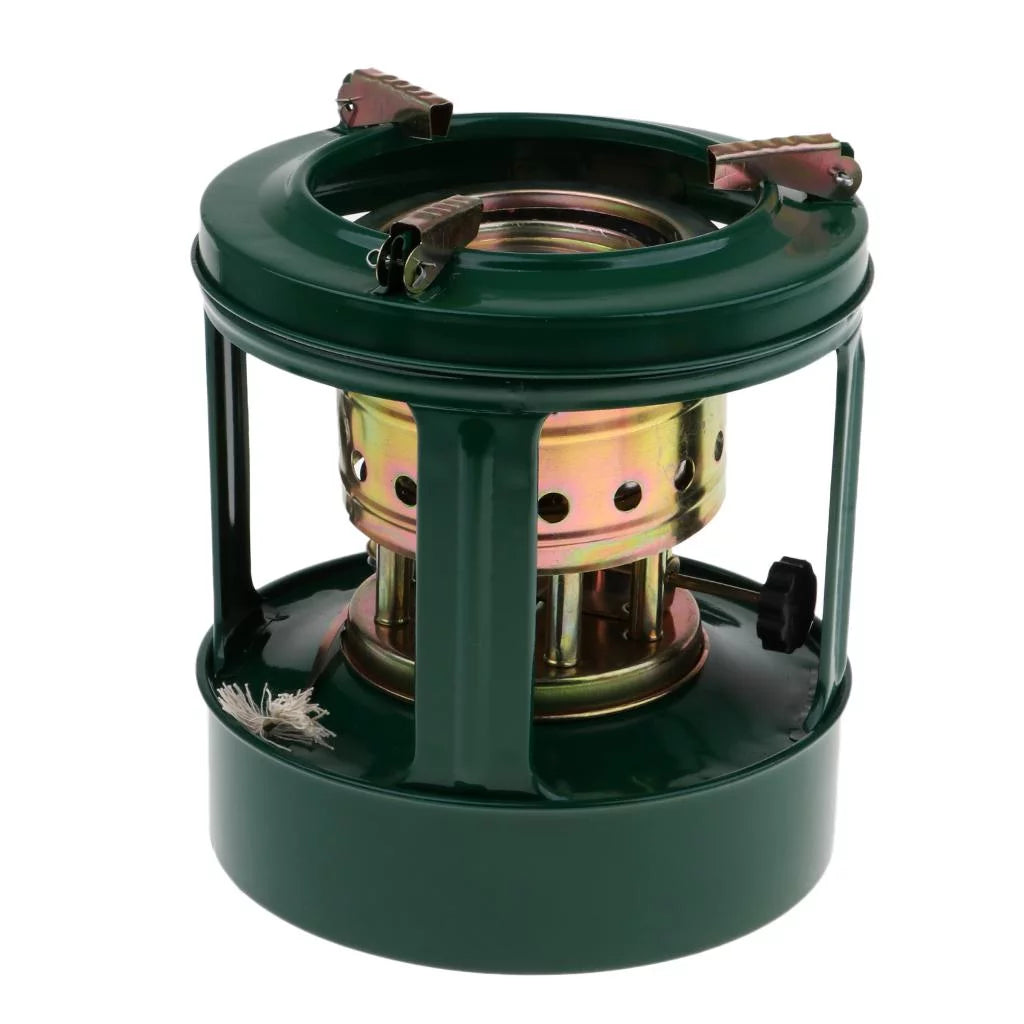 Portable Handy Outdoor 8 Wicks Camping Picnic Burner Furnace Backpacking Oil s Cooker Cookware 1.5L Capacity