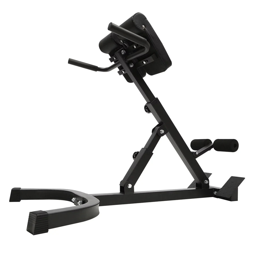 Roman Chair Back Extension Machine Hyperextension Bench with Angle Height Adjust