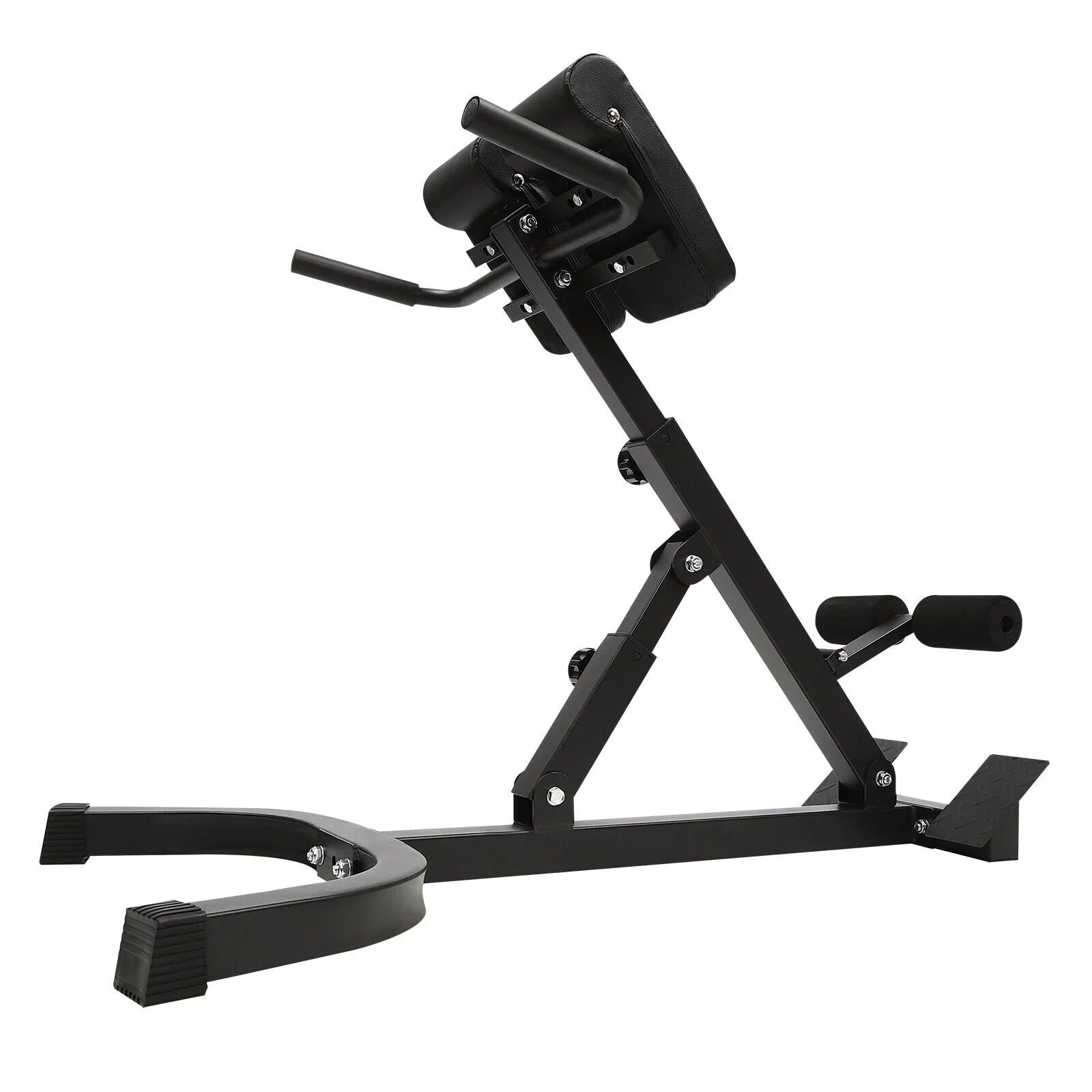 Roman Chair Back Extension Machine Hyperextension Bench with Angle Height Adjust