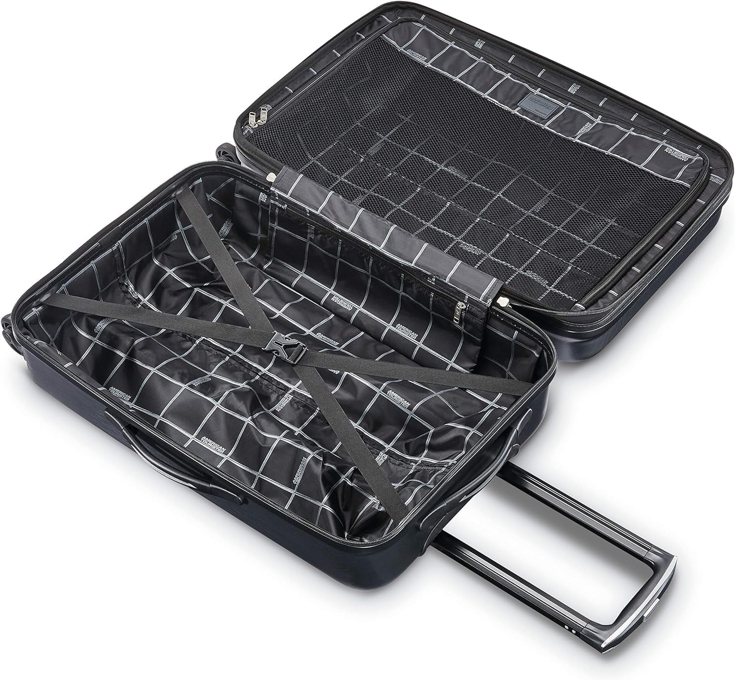 Open Box American Tourister Moonlight Hardside Expandable Luggage, 24-Inch - ANTHRACITE