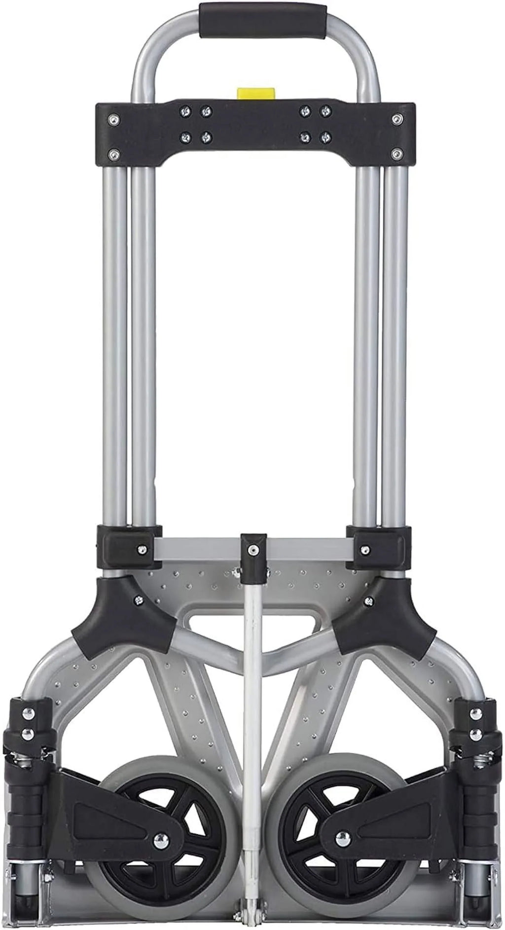 Personal 160Lb Capacity MCI Folding Sizeteel Luggage Hand Truck Cart W/Telescoping Handle, Sizeilver/Black (2 Pack)