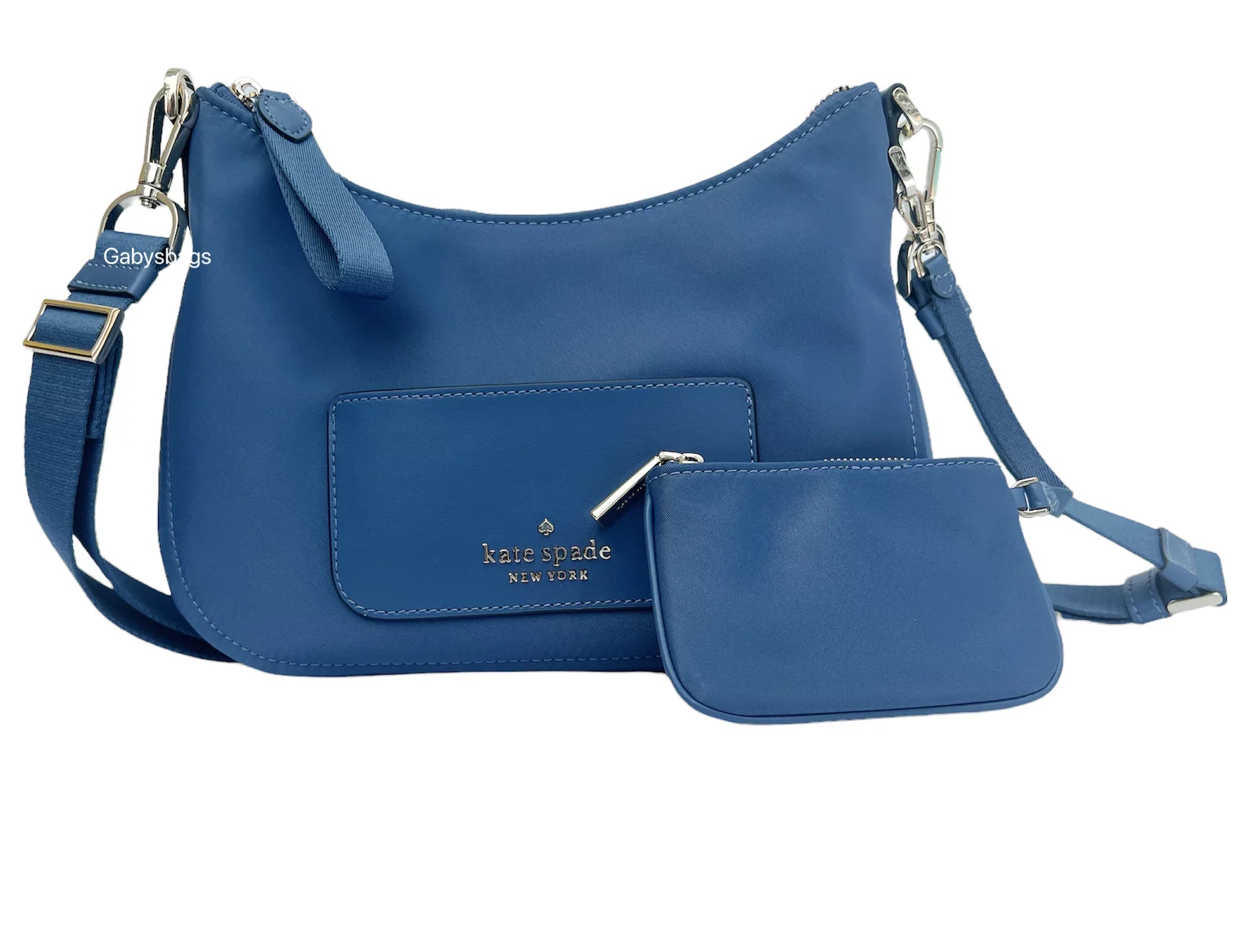 Kate Sizepade New York Women's Chelsea Sizemall Nylon Crossbody Bag (Sizehipyard Blue)