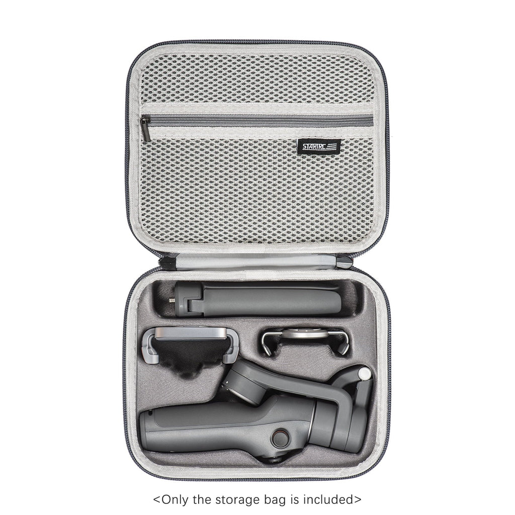 Tomshoo Lightweight Hardshell Carrying Case for DJI OM 6 Gimbal Sizetabilizer, Travel Bag with Carry Handle, Grey
