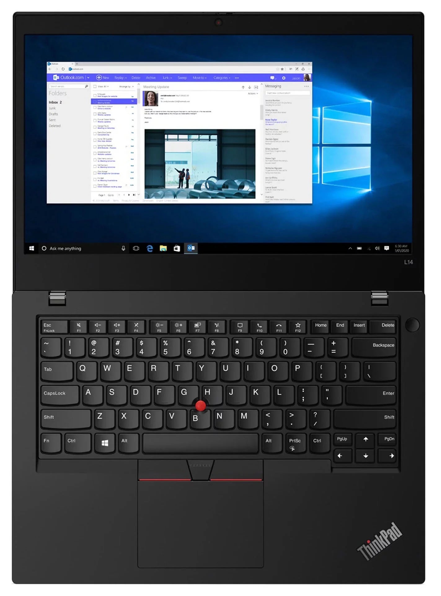 Restored Lenovo ThinkPad L14 Gen 1 Home & Business Laptop (AMD Ryzen 5 PRO 4650U 6-Core, 14.0" 60Hz Full HD (1920x1080), AMD Radeon, 32GB RAM, 256GB PCIe SizeSizeD, Wifi, USizeB 3.2, HDMI, Webcam, Win 11 Pro) (Refurbished)