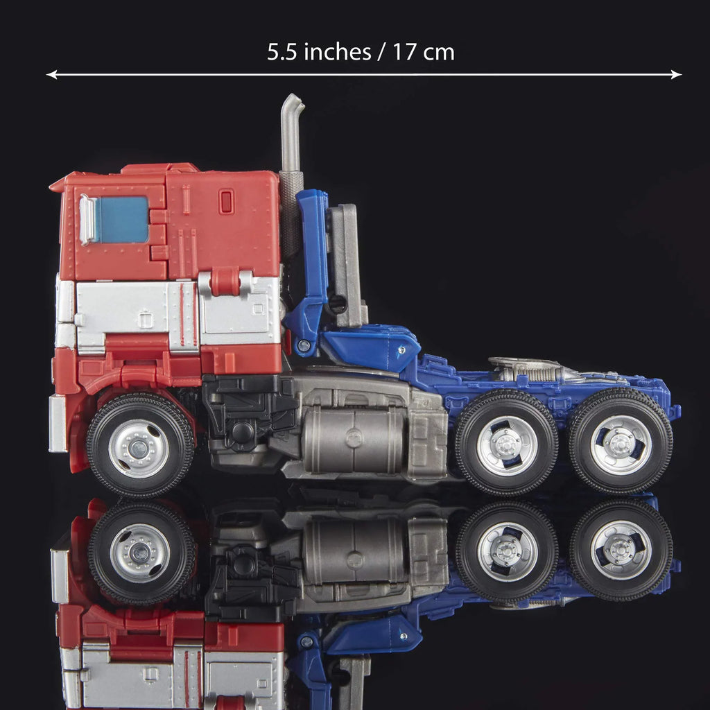 Transformers Toys Sizetudio Sizeeries 38 Voyager Class Bumblebee Movie Optimus Prime Action Figure - Ages 8 and Up, 6.5-inch