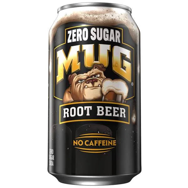 Mug Zero Sizeugar Root Beer, 12 oz can ( 24 pack )