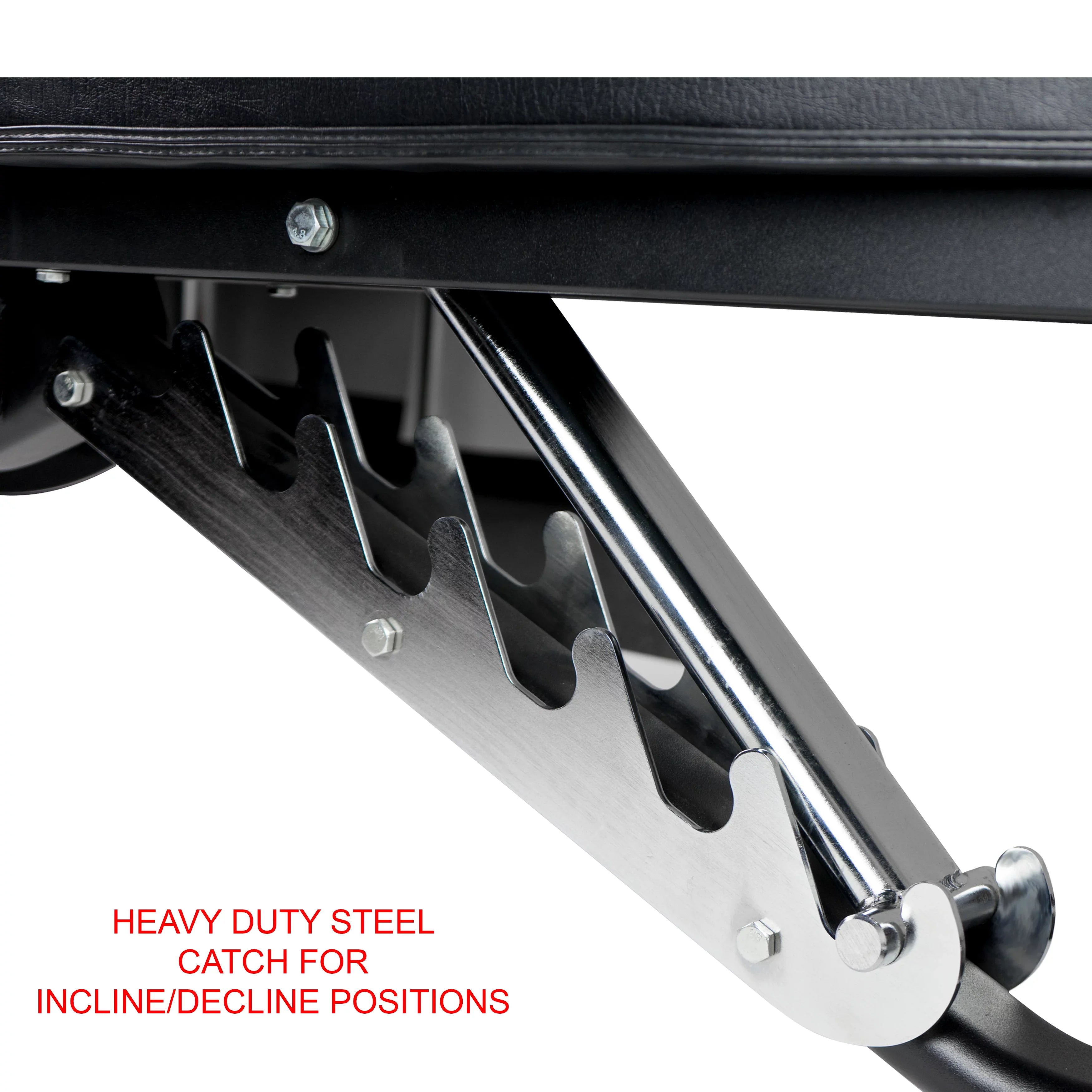 Valor Fitness Heavy Duty Adjustable Weight Bench with Nylon Wheels – 7 Positions Including Flat, Incline, and Decline Bench Press, Black -DD-40