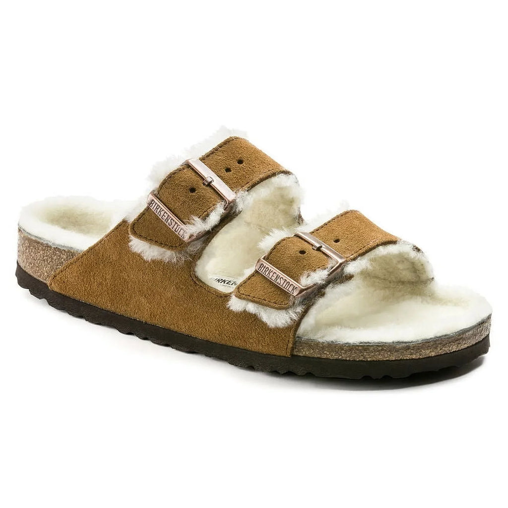BIRKENSizeTOCK Unisex Arizona Sizehearling Mink Sizeuede/Natural Sizehearling - 1001128