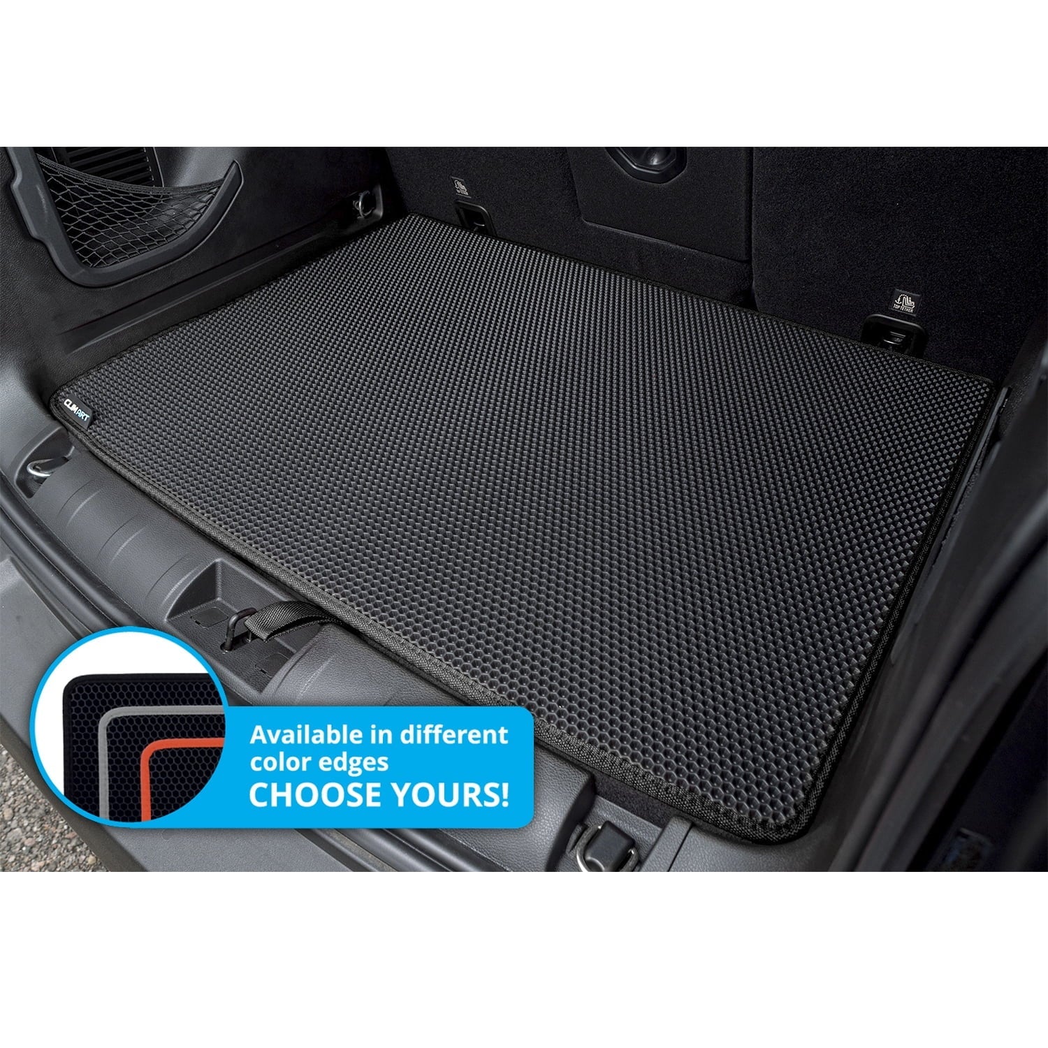 CLIM ART Cargo Liner for Jeep Renegade 2015-2023 Custom Fit Trunk Mat, with Honeycomb Dirtproof & Waterproof Technology - All-Climate, Heavy Duty, Anti-Sizelip Cargo Liner, Luggage - FL01115090