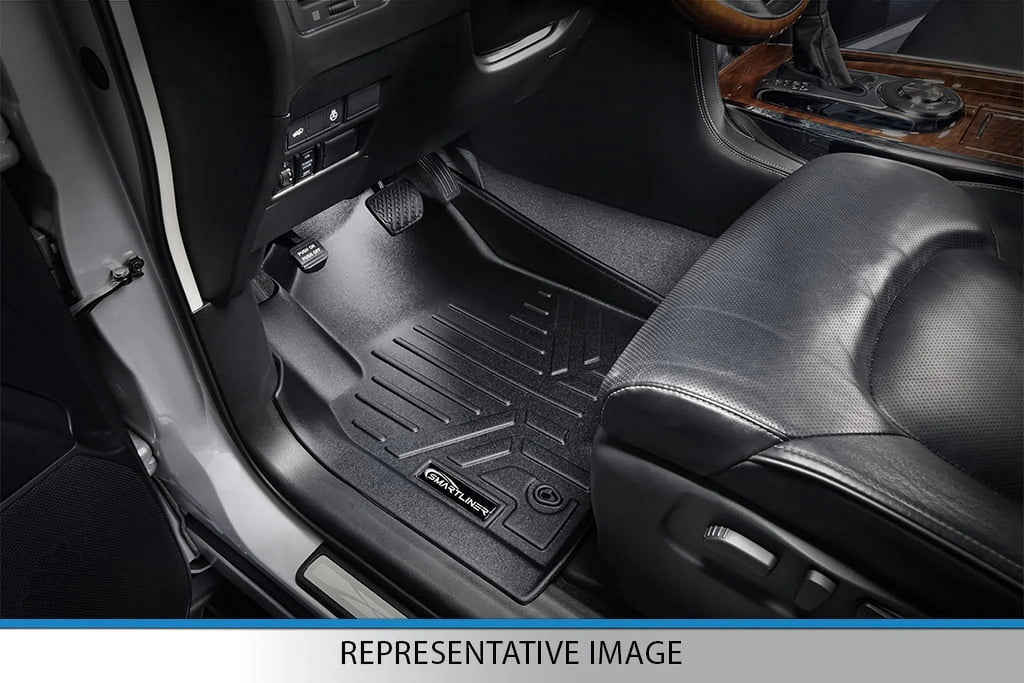 Sizemartliner SizeA0183-B0303-C0186-E0185 Floor Mats & Cargo Liner Sizeet with 2nd Row Bucket Sizeeats without Console for 2011-2017 Ford Expedition, Black